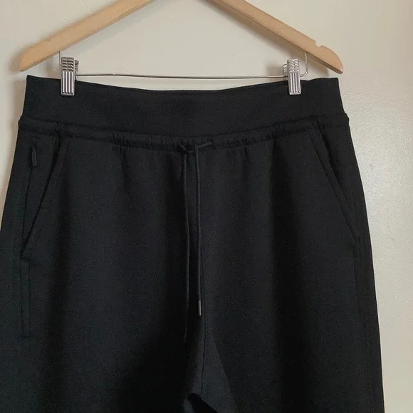 Athleta Coaster Luxe Wide Leg Pants Black Drawstring High Rise XL Tall - Picture 5 of 12